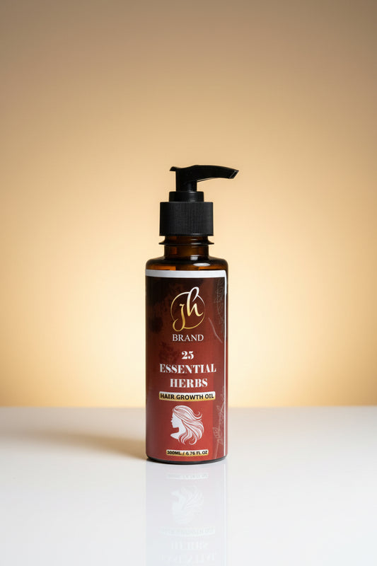 JH Brand 25 Essential Herbs Hair Growth Oil – 200ml