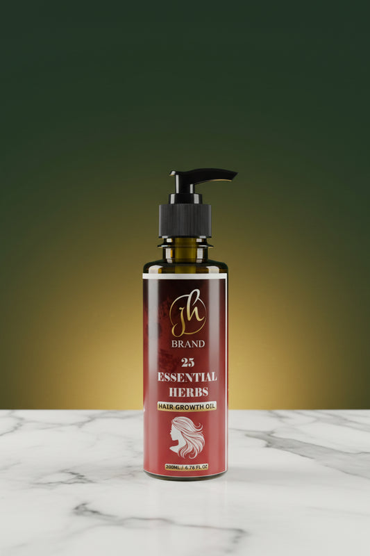 JH Brand 25 Essential Herbs Hair Growth Oil – 200ml
